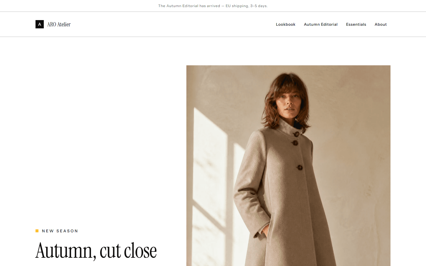 Threadline storefront template preview